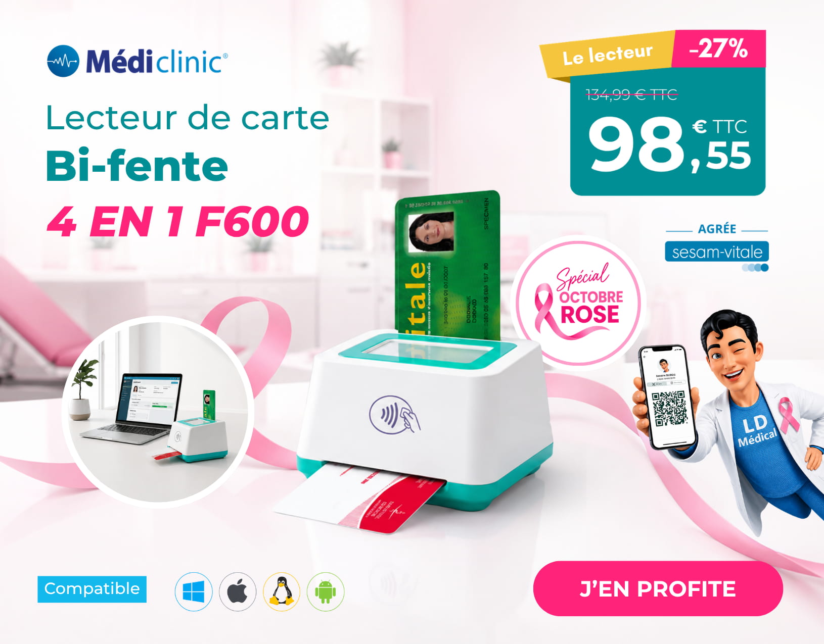 Lecteur de carte vitale